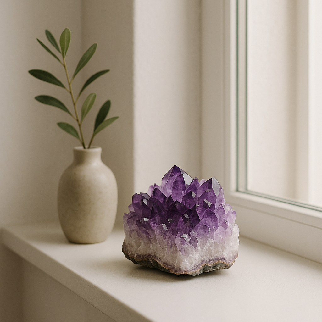Handmade Crystal Decor in Zen Space